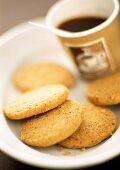 Heidesand biscuits to serve with coffee