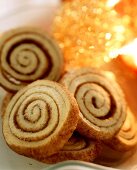 Sweet pastry cinnamon coils