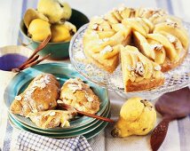 Quince turnovers and quince cake
