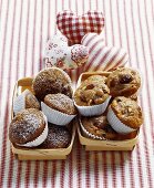 Spiced muffins with fruit