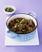Beef stew with gremolata
