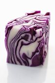 A piece of red cabbage