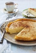 Melktert (South African milk tart)