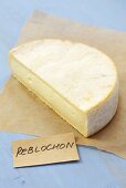 Reblochon cheese on paper