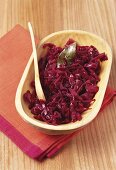 Red cabbage with cranberries