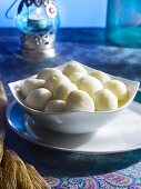 Rasgulla (Sweet cheese balls, India)