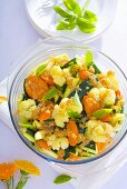 Vegetable bake (cauliflower, courgettes and carrots)