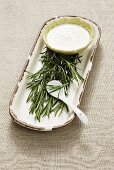 Rosemary and yoghurt for facial mask