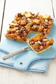 Dried fruit and nut tart