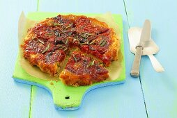 Tomato tart with rosemary