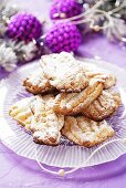 Fried pastries with icing sugar (Christmas)