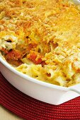 Haddock and pasta bake