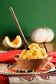 Pumpkin puree with cornmeal (Zulu cuisine, South Africa)