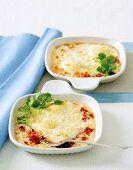 Baked Eggs mit Tomaten und Feta