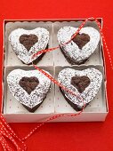 Chocolate hearts to give as gifts