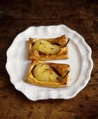Pear puff pastry tarts