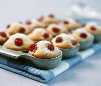 Gem scones with raspberries (Australia)