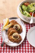 Wiener Schnitzel mit gemischtem salat