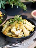 Honey-baked parsnips