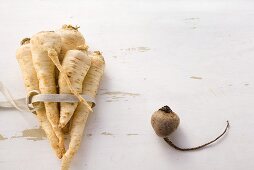 Parsnips and beetroot