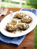 Stuffed portobello mushrooms