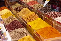 Spices at a market (Turkey)