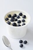 Joghurt mit Heidelbeeren