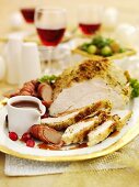 Turkey breast with gravy