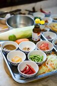 Various ingredients for Thai dishes