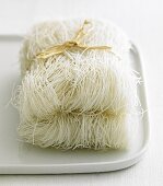 Rice noodles (fine), tied in a bundle