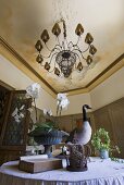 Reception room in Château de la Verrerie (France)