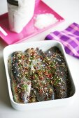 Trout in whisky marinade