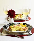 Crêpes with lobster and tarragon