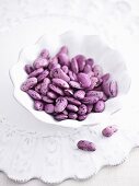 Runner beans in a bowl