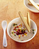 Pepper dip with grissini