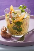 Curried couscous with nuts