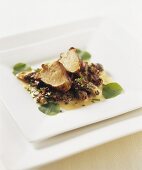 Veal sweetbreads with morels