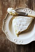 Brie with knife