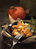 Pumpkin gnocchi with sage butter