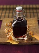 Home-made blackberry liqueur