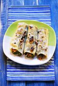Cannelloni vegetariani (Cannelloni with vegetable filling, Italy)