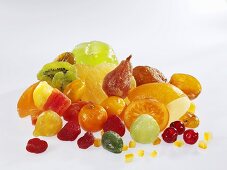 Assorted candied fruit