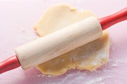 Pastry with rolling pin