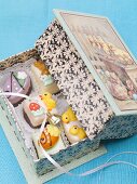 Assorted petit fours (Easter gift)