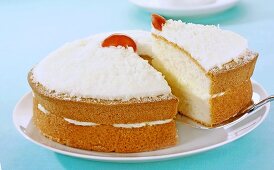 Coconut sponge cake