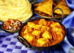 Hähnchen Balti, Indien