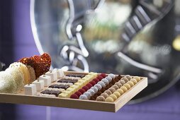 Assorted petit fours and chocolates