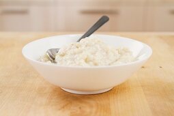 Vanilla rice pudding