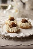 Montblanc tartlets with chestnut cream