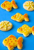 Fish-shaped cookies